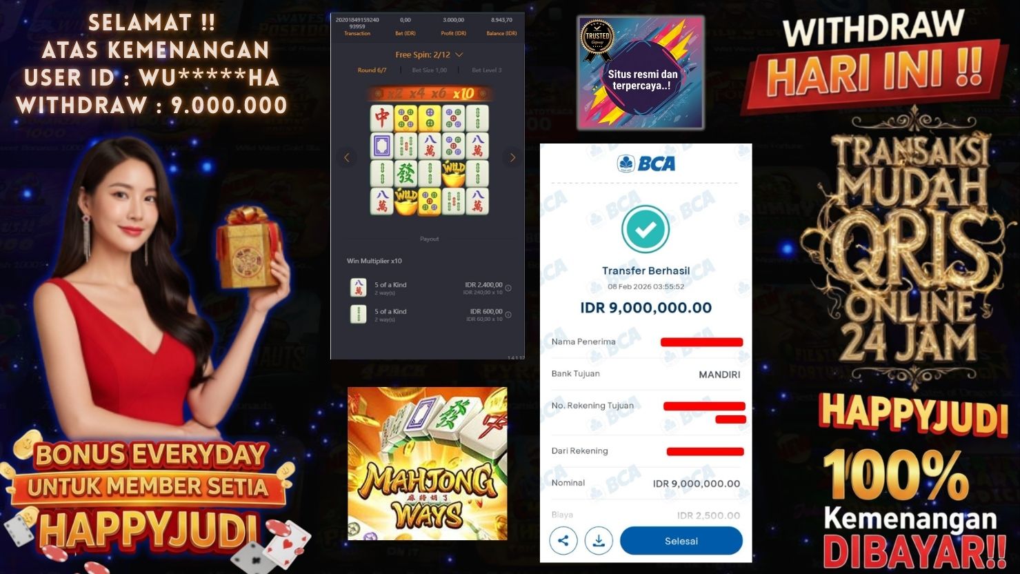 HAPPYJUDI JACKPOT SLOT MAHJONG WAYS